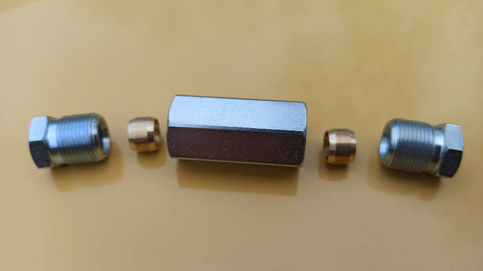 Соединитель 8-8 мм для медной трубки газа (ID#715507801), цена: 150 ...