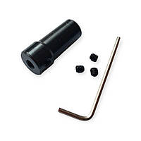 Конус адаптер для кулачкового патрона JTO на вал 5 мм чорна сталь перехідник