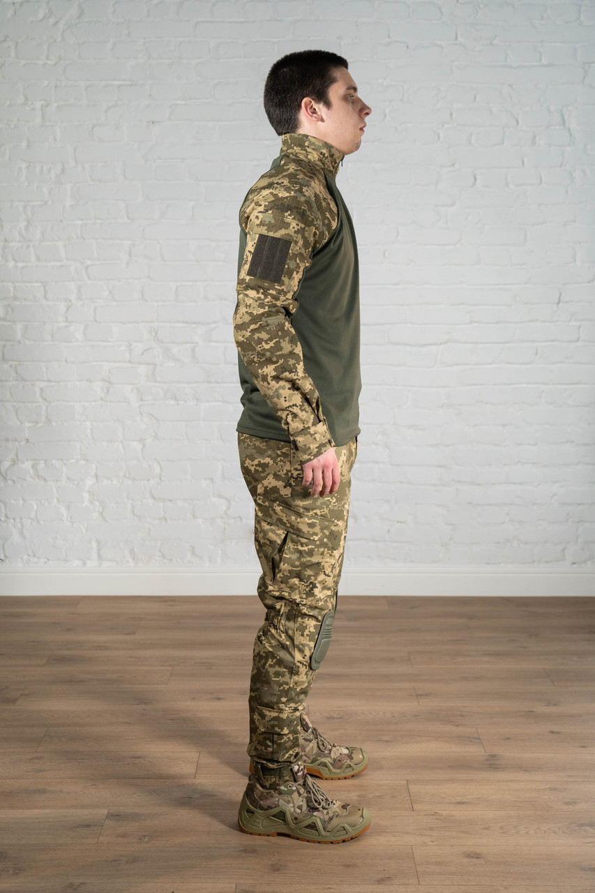Военный костюм рипстоп пиксель с наколенниками камуфляжный всу пиксельная форма лето тактическая rip-stop - фото 3 - id-p2113486090