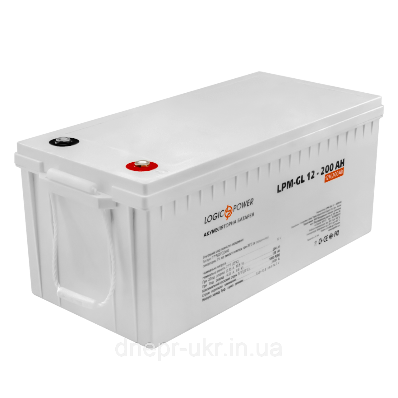 Акумулятор гелевий LP-GL 12V - 200 Ah Silver