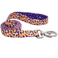Поводок для собак Coastal Sublime 2.5 х 180 см Оранжевые кубики фиолетовые капли (76484209031 EV, код: 7892863
