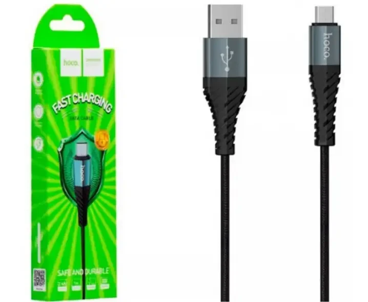 Кабель HOCO COOL DATA CABLE X38 Micro Usb — USB <unk> Шнур для заряджання та передавання даних USB кабель для телефона