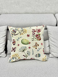 Наволочка великодня гобеленова Сім'я LiMaSo 45х45 см EDEN FLY-NV1