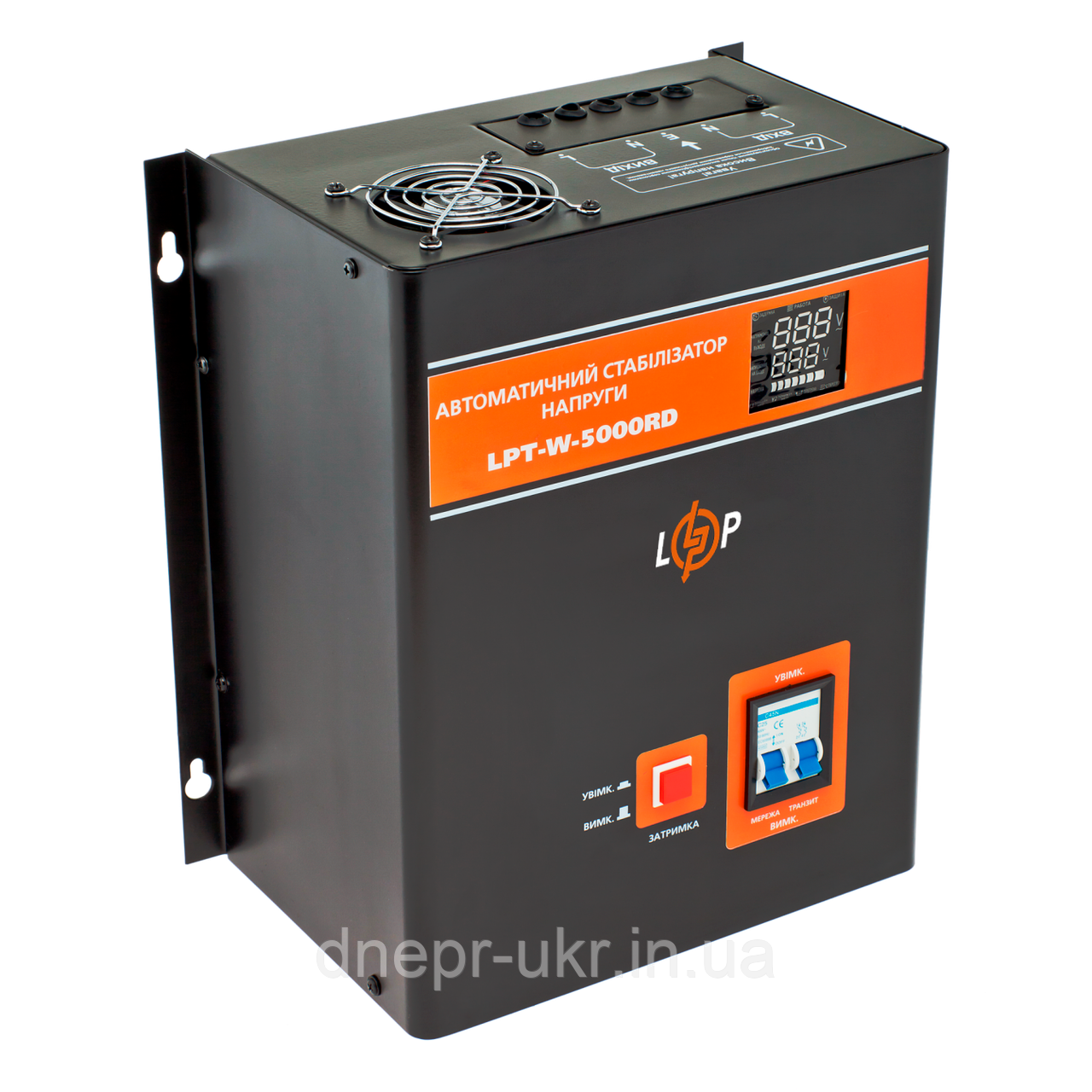 Стабілізатор напруги LPT-W-5000RD BLACK (3500W), фото 1