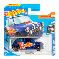 Машинка Базова Hot Wheels Morris Mini HW Race Team 1:64 FYC54 Blue 1шт Новий