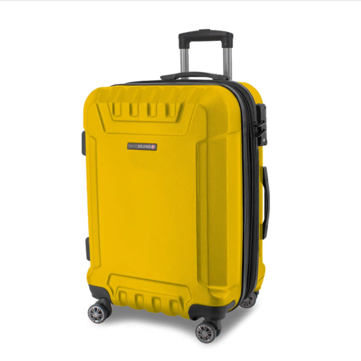 Чемодан на колесах для подорожей Swissbrand Ranger (S) Yellow (SWB_LHRAN002S) Швейцарія
