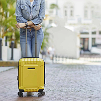 Чемодан на колесах для подорожей Swissbrand Ranger (S) Yellow (SWB_LHRAN002S) Швейцарія, фото 6