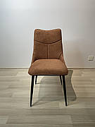 Обідній стілець KELVIN Tes Mobili, колір кориця/ніжки чорні
