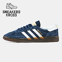 Жіночі кросівки Adidas Spezial Handball Blue White, Кросівки Адідас Хендбол сині