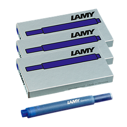 Набір чорнильних картриджів Lamy T10 сині 15 шт. 3 пачки (4014519020776)