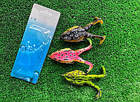 Набір Силіконових жаб для лову щуки,Fishing D-Frog 55мм\13 гр (3 шт)