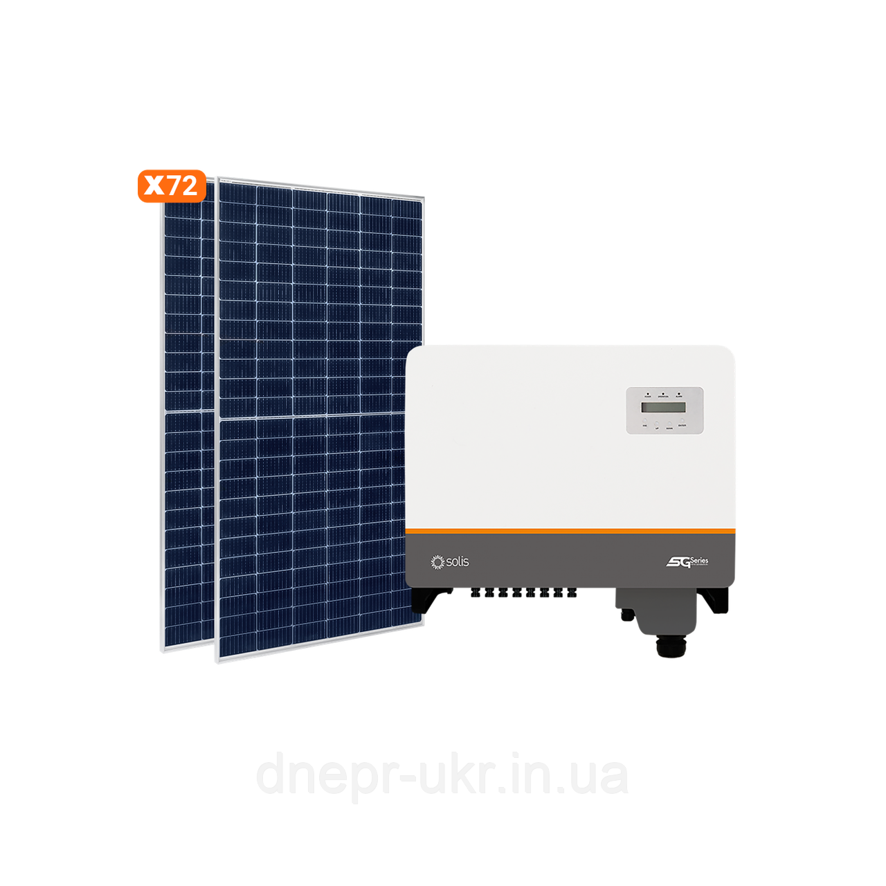 Сонячна електростанція (СЕС) 30 kW Solis GRID 3Ф (під зелений тариф)