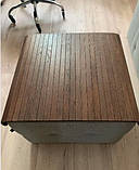 Дерев'яна накладка, столик, килимок на підлокітник дивана. Дерев'яний килимок на столик, пуф. Колір Россі", фото 8