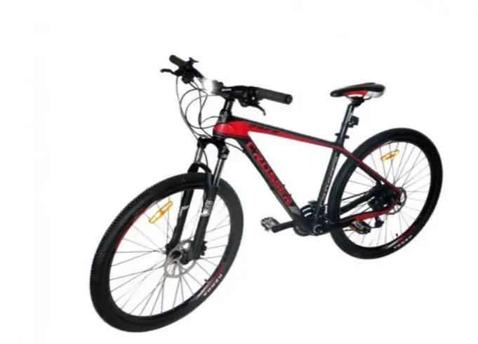 Велосипед гірський Crosser T02 29" 18 рама 21sSHIMANO+Hydraulic Чорно-червоний