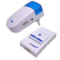 Бездротовий дверний дзвінок Luckarm Intelligent / 8603 / Білий+Синій