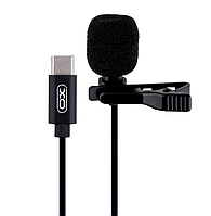 Мікрофон для телефону XO MKF-02 / Type-C / 2 метра / Чорний