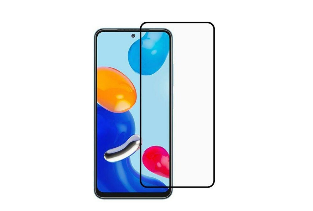 Загартоване захисне скло на Xiaomi Redmi Note 12 Pro Speed / Чорна рамка