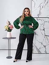 Неймовірно красиві штани тканина костюмка розміри батал, фото 5