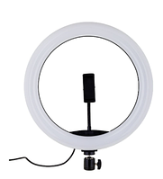 Кільцева лампа для селфі MJ-33 (33см) RGB LED