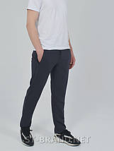 48-56. Сірі спортивні штани ST-BRAND, м'який та приємний трикотаж, фото 3