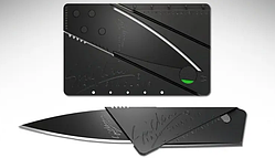 Ніж–кредитка CardSharp / Кишеньковий ніж CardSharp / Чорний