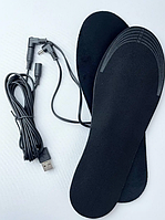 Устілки з підігрівом від USB Універсальні / Устілки від USB Power Bank р. 35-40 / Чорний
