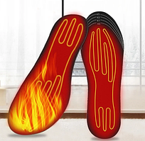 Устілки з підігрівом від USB Універсальні / Устілки від USB Power Bank р. 40-44 / Чорний