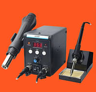 Цифрова паяльна станція 8586 (Паяльник 50 Вт + Фен 700 Вт), фото 2