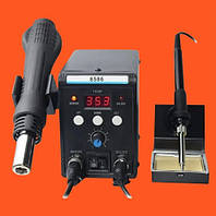 Цифрова паяльна станція 8586 (Паяльник 50 Вт + Фен 700 Вт), фото 3