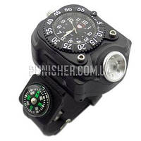 Часы Besta FlashLight Watch с компасом и фонариком(Черный)(1745771769756)
