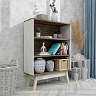 Стелаж для дому W3 на дерев'яних ніжках. Полиця для книг етажерка, поличний стелаж книжкова шафа