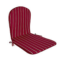 Накидка подушка на качелю, стул, кресло красный в полоску