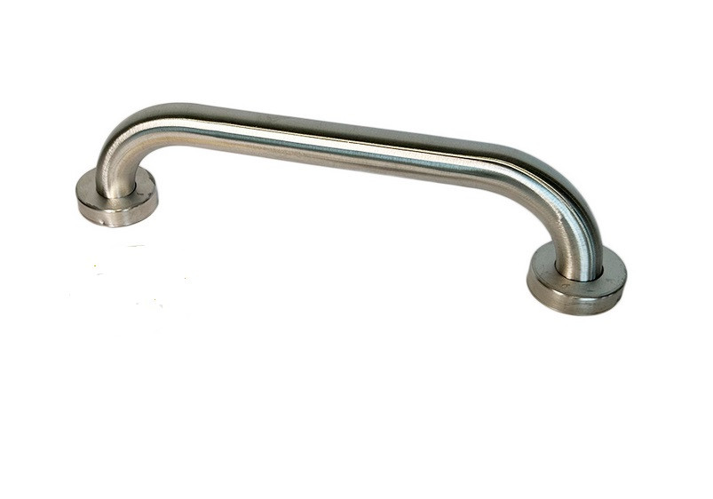 Поручень прямий для ванної/душової 40 см, неіржавка сталь, діаметр 32 мм, Sanpreis