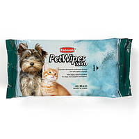 Padovan Pet Wipes Talco Влажные серветки с ароматом талька для собак и кошек 40 шт