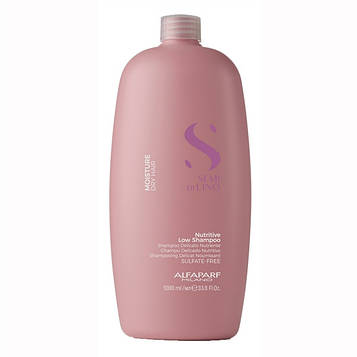 Шампунь для зволоження сухого волосся Alfaparf Semi Di Lino Nutritive Low Shampoo 1000мл