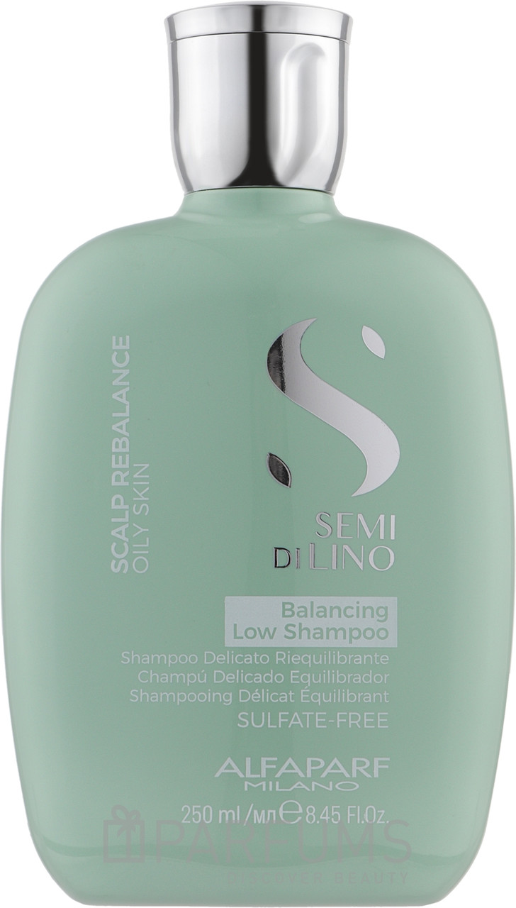 Шампунь для жирної шкіри голови Alfaparf Semi Di Lino Scalp Rebalance Balancing Low Shampoo 250 мл