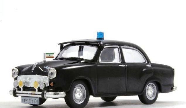 Поліцейські Машини Світу №13, Hindustan Ambassador Поліція Індії (1958) Колекційна Модель у Масштабі 1:43