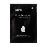 Тканевая маска для лица Medi-Peel Rose Diamond Radiant Glow Mask с алмазной пудрой