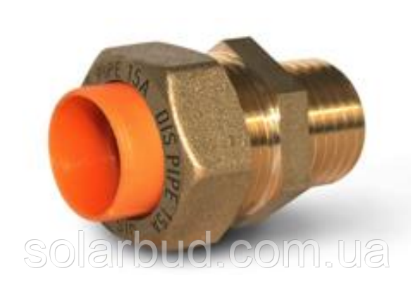Фітинг для газу GBC20×¾"(M)  зовнішній латунний, фото 1