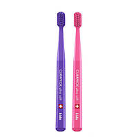 Дитячі зубні щітки Curaprox Kids CS 5500 від 4 до 12 років (фіолетова і рожева), 2 шт