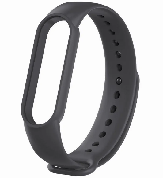 Ремінець на розумний браслет Xiaomi Mi Band 5/6 / Темно сірий