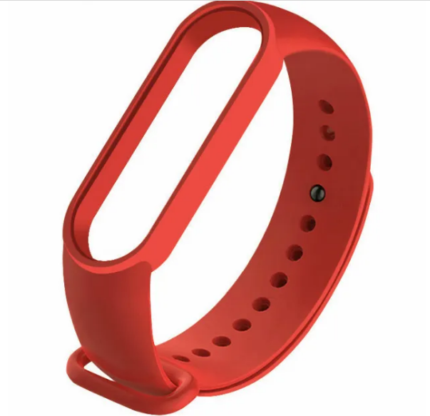 Ремінець на розумний браслет Xiaomi Mi Band 5/6 / Червоний