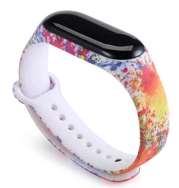 Ремінець на розумний браслет Xiaomi Mi Band 5/6 / Кольоровий, фото 1