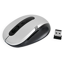 Бездротова мишка Wireless Mouse G-108 / Комп'ютерна мишка бездротова 2.4GHz / Чорний-Сірий