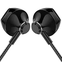 Навушники з мікрофоном для телефонів Samsung/Xiaomi (чорний) дротові навушники PTM D31 Hands Call Stereo Bass
