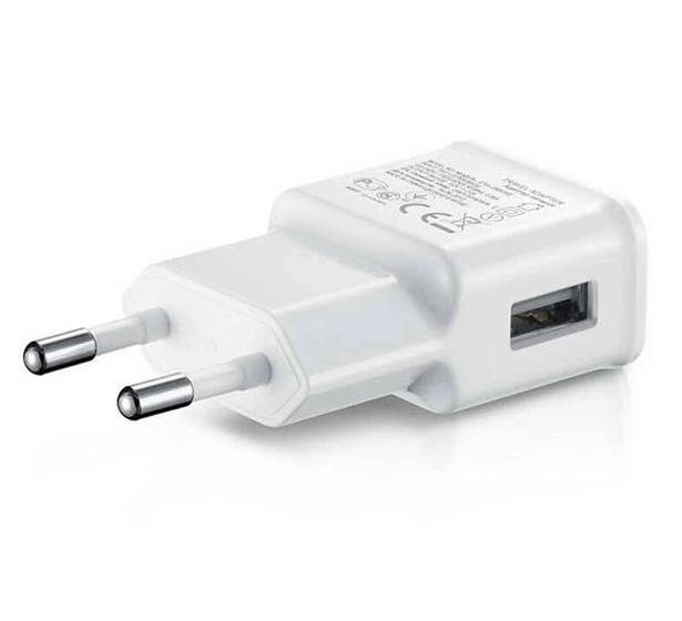 Оригінальний зарядний пристрій / адаптер 5В/2А USB EK-8680 / Білий, фото 1