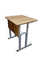 Шкільна парта регульована одномісна трансформер. Стіл учнівський зростаючий. Меблі для школи