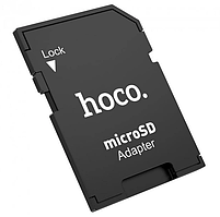 Перехідник для карти пам'яті Hoco HB22 Micro-SD / TF to SD / Чорний