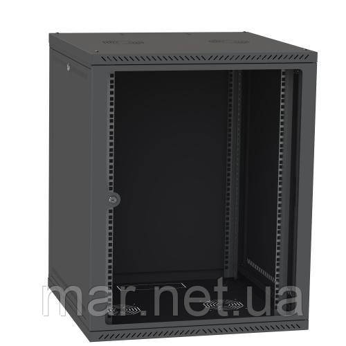 Шафа телекомунікаційна 18U 600x450 скло