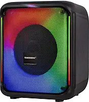 Портативна колонка Temeisheng 6828 сабвуфер c радиомикрофонами 50W+LED подсветка